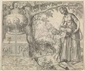 Hagar gibt Ismael zu trinken