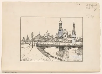 Ansicht des Kremls in Moskau