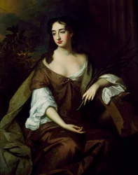 Eine Dame als St. Katharina, 17. Jahrhundert