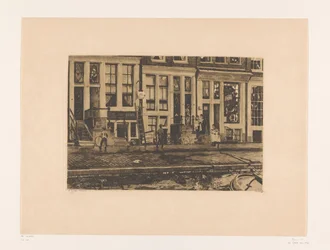 Ansicht der Oude Waal in Amsterdam