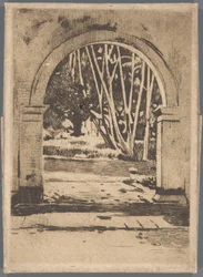 Tor des Hotel Bellevue, Buitenzorg