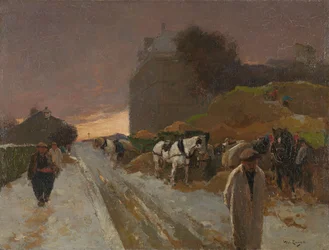 Straße in Montmartre