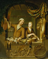 Die Geflügelverkäufer, 1727