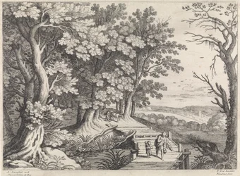 Landschaft mit Abraham und Isaak