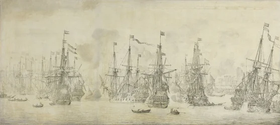 Der gescheiterte Angriff der Engländer auf die Rückflotte im Hafen von Bergen, Norwegen, 12. August 1665: eine Episode aus dem Zweiten Englisch-Niederländischen Krieg
