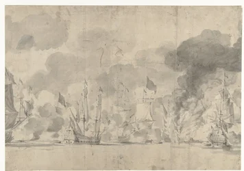 Seeschlacht bei Lowestoft am 13. Juni 1665