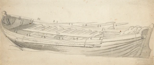 Studie einer Schiffsbarge, ca. 1665