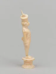 Weißer Bauer, Schachfigur, Indien