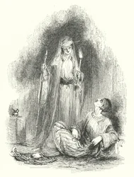 Die Tochter von Bahram besucht El-As