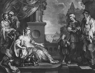 Moses wird zur Tochter des Pharao gebracht, ca. 1752