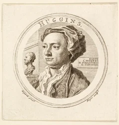 Porträt von William Huggins, veröffentlicht 1760