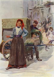 Die Orgel (Farblithografie)