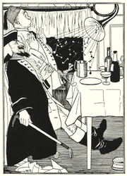 Illustration für die Abenteuer des Baron Münchhausen