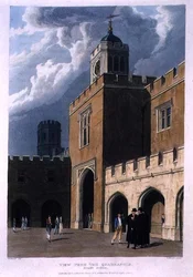 Ansicht vom Innenhof, Rugby School, aus 