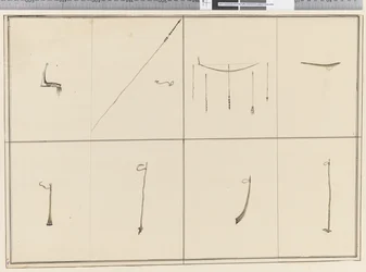 Seite 36 Einheimische Waffen. Unsigned, untitled and undated