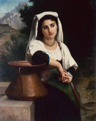 Italienerin am Brunnen