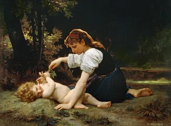Junge Frau und Kind