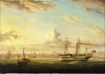 Das Dampfschiff und das Radschiff 