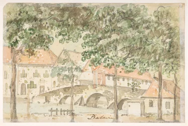 Batavia aus einem Album von 372 Zeichnungen von Landschaften, Küstenlinien, Kostümen und Alltagsleben während der Gesandtschaft von Lord Macartney an den Kaiser von China, zwischen 1792 und 1794