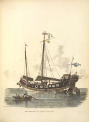 Ein Kriegsschiff