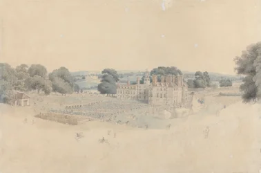 Das Abendessen im Mote Park, Maidstone, nach der königlichen Überprüfung der Kentish Volunteers