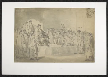 Macartneys erstes Treffen mit Qianlong