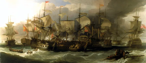 Die Schlacht am Kap St. Vincent, 14. Februar