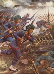 Illustration für das Leben von General Gordon (Farblitho)