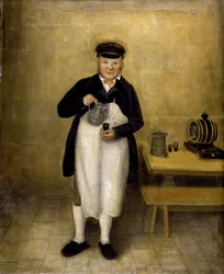 Porträt des Kellermeisters von Chatsworth, ca. 1835