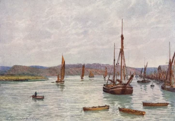 Blick auf den Medway vom Chatham Pier