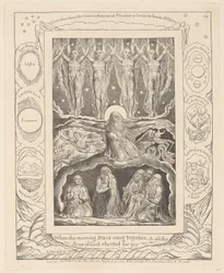 Buch Hiob, Platte 14, Als die Morgensterne zusammen sangen