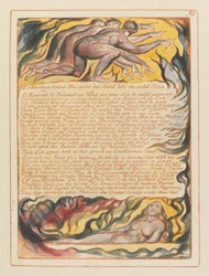 "Enitharmon hörte. Sie hob ihren Kopf wie der milde Mond..." (Platte 93)