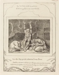 Hiobs Verzweiflung, 1825