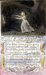 Der kleine Junge verloren: Platte 12 aus Songs of Innocence and of Experience (Kopie R) um 1802-08