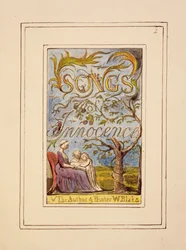 Titelseite zu Songs of Innocence: Platte 2 aus Songs of Innocence and of Experience (Kopie R) ca. 1802-08