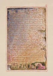 Der Schornsteinfeger: Platte 12 aus Songs of Innocence and of Experience (Kopie AA) ca. 1815-26