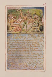 Lied des Lachens: Platte 15 aus Songs of Innocence and of Experience (Kopie AA) ca. 1815-26