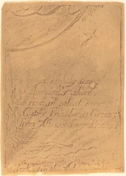 Neudruck aus Fragment der stornierten Platte für "Eine Prophezeiung"