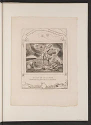 Satan schlägt Hiob mit Geschwüren, 1825