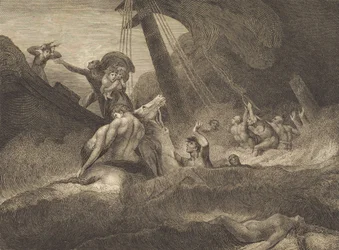 Skizze eines Schiffbruchs, 1809