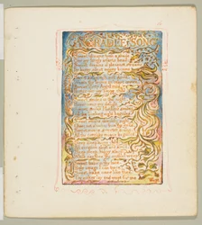 Lieder der Unschuld und Erfahrung: Ein Wiegenlied, ca. 1825