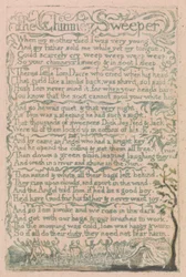 Lieder der Unschuld und der Erfahrung, Tafel 10, Der Schornsteinfeger (Bentley 12)
