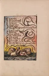 Lieder der Unschuld und der Erfahrung, Tafel 12, Frühling (Bentley 23)