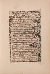 Lieder der Unschuld und der Erfahrung, Tafel 15, Ein Traum (Bentley 26)