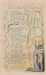 Lieder der Unschuld und Erfahrung, Tafel 20, Das kleine Mädchen verloren (Bentley 34)