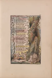 Lieder der Unschuld und der Erfahrung, Tafel 35, Das gefundene kleine Mädchen (Bentley 36)