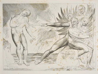 Der Kreis der korrupten Beamten: Die Teufel quälen Ciampolo, Inferno, Gesang XXII, Illustration zur 