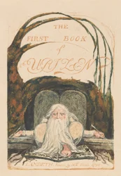 Das erste Buch Urizen, Tafel 1, Das erste Buch Urizen. (Bentley 1)