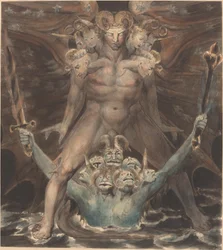 Der große rote Drache und das Tier aus dem Meer, ca. 1805