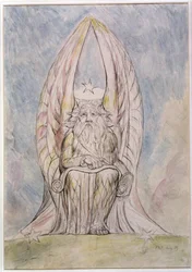 Der aufzeichnende Engel, Illustration aus Canto 19 "Paradiso" der "Göttlichen Komödie" von Dante Alighieri